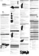 Preview for 1 page of Sony SPP-901 Operating Instructions