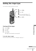 Предварительный просмотр 17 страницы Sony SPP-930 Operating Instructions Manual