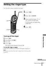 Preview for 21 page of Sony SPP-934 Operating Instructions Manual