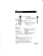 Preview for 14 page of Sony SPP-935 - 900 Mhz Cordless Phone Operating Instructions Manual