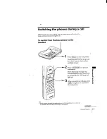 Preview for 22 page of Sony SPP-935 - 900 Mhz Cordless Phone Operating Instructions Manual