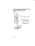 Preview for 23 page of Sony SPP-935 - 900 Mhz Cordless Phone Operating Instructions Manual