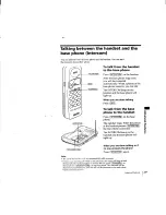 Preview for 24 page of Sony SPP-935 - 900 Mhz Cordless Phone Operating Instructions Manual