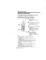 Preview for 48 page of Sony SPP-935 - 900 Mhz Cordless Phone Operating Instructions Manual