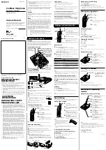 Sony SPP-A1050 Operating Instructions preview