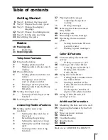 Предварительный просмотр 5 страницы Sony SPP-A1070 - Caller Id Telephone Operating Instructions Manual