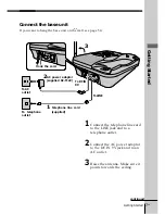 Предварительный просмотр 7 страницы Sony SPP-A1070 - Caller Id Telephone Operating Instructions Manual