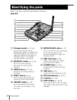 Предварительный просмотр 14 страницы Sony SPP-A1070 - Caller Id Telephone Operating Instructions Manual