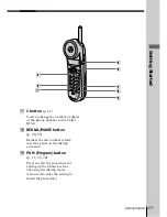 Предварительный просмотр 17 страницы Sony SPP-A1070 - Caller Id Telephone Operating Instructions Manual