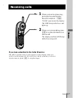 Предварительный просмотр 21 страницы Sony SPP-A1070 - Caller Id Telephone Operating Instructions Manual