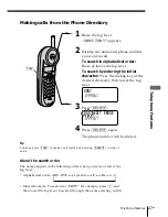 Предварительный просмотр 27 страницы Sony SPP-A1070 - Caller Id Telephone Operating Instructions Manual