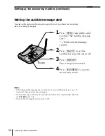 Предварительный просмотр 34 страницы Sony SPP-A1070 - Caller Id Telephone Operating Instructions Manual