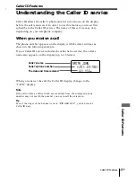 Предварительный просмотр 45 страницы Sony SPP-A1070 - Caller Id Telephone Operating Instructions Manual