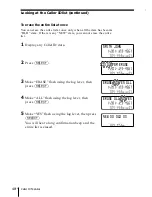 Предварительный просмотр 48 страницы Sony SPP-A1070 - Caller Id Telephone Operating Instructions Manual