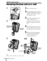 Предварительный просмотр 54 страницы Sony SPP-A1070 - Caller Id Telephone Operating Instructions Manual