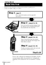 Предварительный просмотр 6 страницы Sony SPP-A2470 Operating Instructions Manual