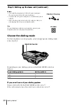 Предварительный просмотр 10 страницы Sony SPP-A2470 Operating Instructions Manual