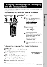 Предварительный просмотр 17 страницы Sony SPP-A2470 Operating Instructions Manual