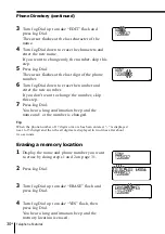 Предварительный просмотр 30 страницы Sony SPP-A2470 Operating Instructions Manual