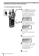 Предварительный просмотр 36 страницы Sony SPP-A2470 Operating Instructions Manual