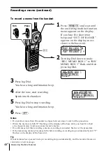 Предварительный просмотр 48 страницы Sony SPP-A2470 Operating Instructions Manual