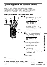 Предварительный просмотр 49 страницы Sony SPP-A2470 Operating Instructions Manual