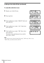 Предварительный просмотр 54 страницы Sony SPP-A2470 Operating Instructions Manual