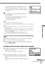 Preview for 39 page of Sony SPP-A2480 - Cordless Telephone With Answering System Operating Instructions Manual