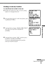 Preview for 43 page of Sony SPP-A2480 - Cordless Telephone With Answering System Operating Instructions Manual