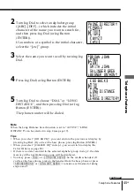 Preview for 45 page of Sony SPP-A2480 - Cordless Telephone With Answering System Operating Instructions Manual