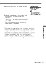 Preview for 47 page of Sony SPP-A2480 - Cordless Telephone With Answering System Operating Instructions Manual