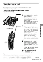 Preview for 51 page of Sony SPP-A2480 - Cordless Telephone With Answering System Operating Instructions Manual