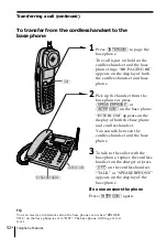 Preview for 52 page of Sony SPP-A2480 - Cordless Telephone With Answering System Operating Instructions Manual