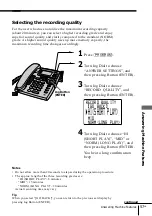 Preview for 57 page of Sony SPP-A2480 - Cordless Telephone With Answering System Operating Instructions Manual