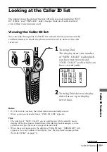 Preview for 69 page of Sony SPP-A2480 - Cordless Telephone With Answering System Operating Instructions Manual