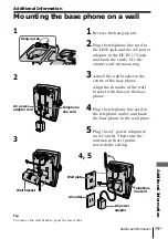 Preview for 79 page of Sony SPP-A2480 - Cordless Telephone With Answering System Operating Instructions Manual