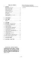 Preview for 2 page of Sony SPP-A2480 - Cordless Telephone With Answering System Service Manual