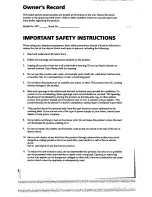 Предварительный просмотр 2 страницы Sony SPP-A250 Primary Operating Instructions Manual