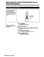 Предварительный просмотр 36 страницы Sony SPP-A250 Primary Operating Instructions Manual