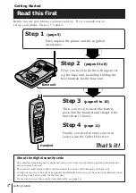 Preview for 4 page of Sony SPP-A700 Primary Operating Instructions Manual