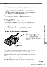 Preview for 23 page of Sony SPP-A700 Primary Operating Instructions Manual