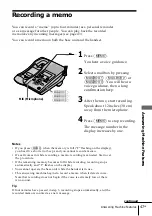 Preview for 47 page of Sony SPP-A9171 - Cordless Telephone With Answering Machine Operating Instructions Manual