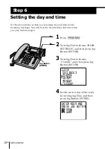 Preview for 22 page of Sony SPP-A9276 - Cordless Telephone With Answering Machine Operating Instructions Manual