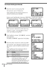 Preview for 40 page of Sony SPP-A9276 - Cordless Telephone With Answering Machine Operating Instructions Manual