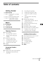 Preview for 4 page of Sony SPP-A940 - 900 Mhz Cordless Telephone Operating Instructions Manual