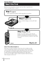 Preview for 5 page of Sony SPP-A940 - 900 Mhz Cordless Telephone Operating Instructions Manual