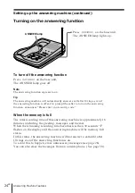 Preview for 25 page of Sony SPP-A940 - 900 Mhz Cordless Telephone Operating Instructions Manual