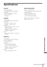 Preview for 38 page of Sony SPP-A940 - 900 Mhz Cordless Telephone Operating Instructions Manual