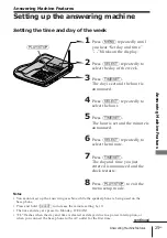 Предварительный просмотр 25 страницы Sony SPP-A945 Operating Instructions Manual
