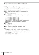 Предварительный просмотр 28 страницы Sony SPP-A945 Operating Instructions Manual